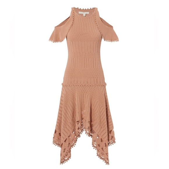 NWT Jonathan Simkhai Crochet Handkerchief Hem Dress Size M - Picture 4 of 7